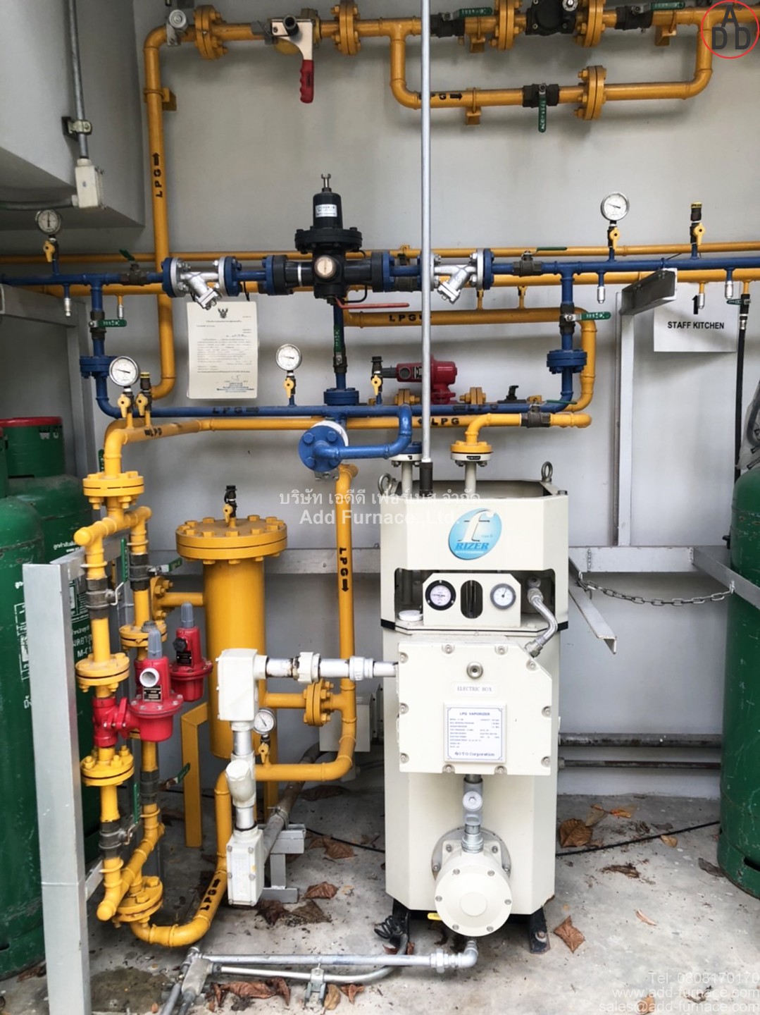 Gas Burner Autocontrol System ADD FURNACE CO.,LTD Project (17)